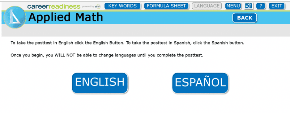 English or Spanish