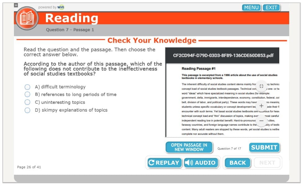 Reading Module