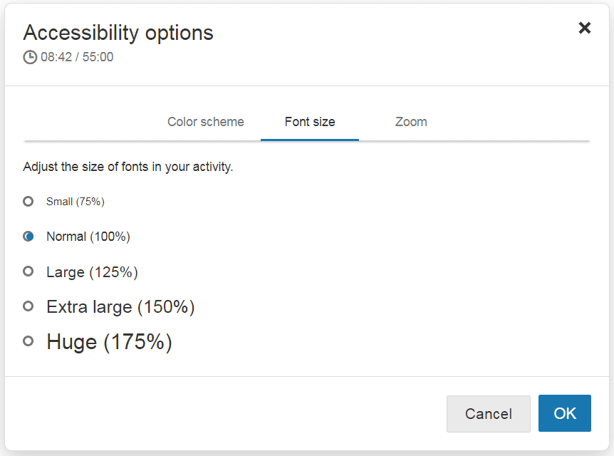 Accessibility Options