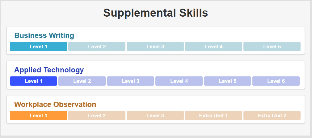 Supplemental Skills Courseware