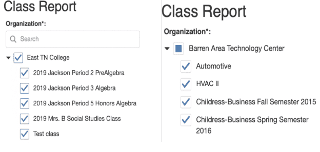 Class Report