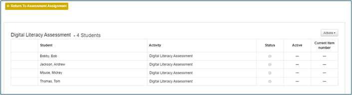 Assessment Assignments