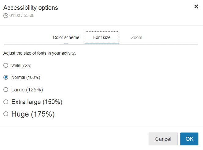 Accessibility Options