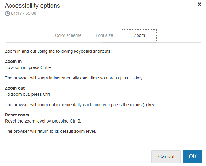 Accessibility Options