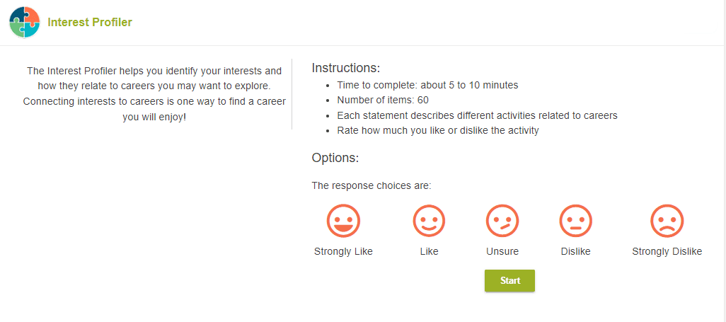 Interest Profiler Short Form